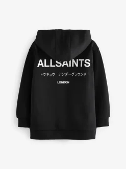 smALLSAINTS - Oversized Underground Pullover Sweat-shirt à capuche Noir New