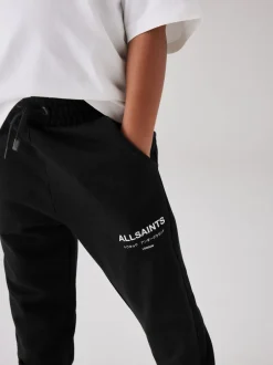 smALLSAINTS Noir - Pantalon de jogging Underground à poignets droits en 100% coton