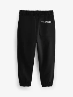 smALLSAINTS Noir - Pantalon de jogging Underground à poignets droits en 100% coton