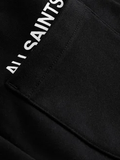 smALLSAINTS Noir - Pantalon de jogging Underground à poignets droits en 100% coton