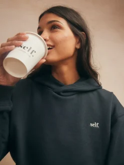 self. - soi-même. Capuche Noir Outlet