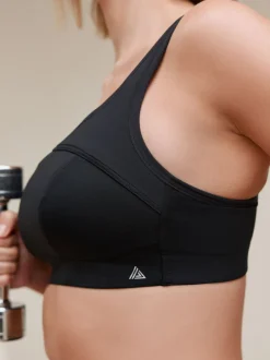 Next Noir - Soutien-gorge C-H Active Sports Antibounce Dry Tech à Impact élevé Best