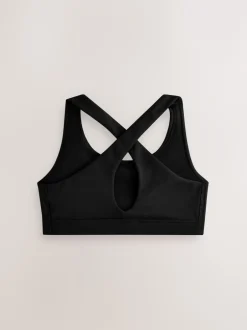 Next Noir - Soutien-gorge de sport à dos croisé (5-16ans) Discount