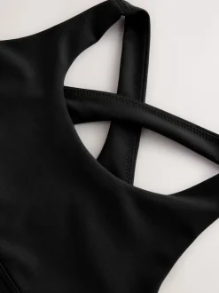 Next Noir - Soutien-gorge de sport à dos croisé (5-16ans) Discount