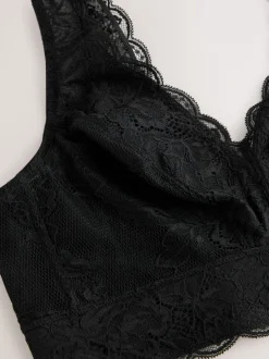 Next Noir - Soutien-gorge en dentelle maintien total Outlet