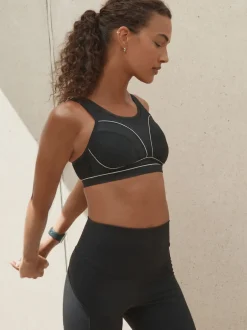 Next Noir - Soutien-gorge non rembourré BG Active Sports High Impact Dry Tech Sale