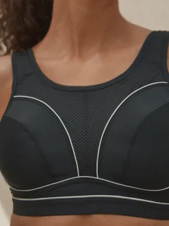 Next Noir - Soutien-gorge non rembourré BG Active Sports High Impact Dry Tech Sale