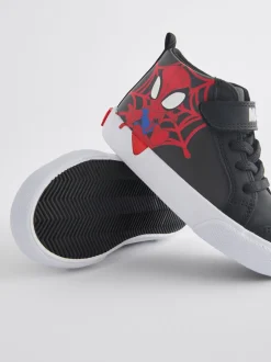 Next Noir - Spidey et Friends Elastique Lace Fermeture par contact Bottes New