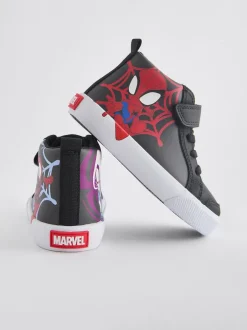 Next Noir - Spidey et Friends Elastique Lace Fermeture par contact Bottes New