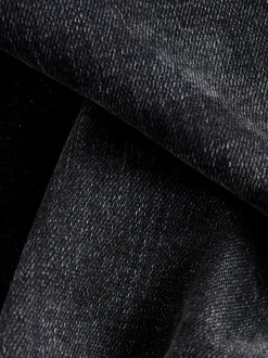 Next - Straight Fit Classic Jeans extensibles Noir Outlet