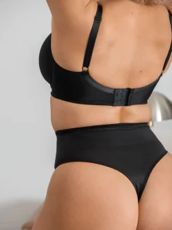 Pour Moi Noir - String Hourglass Shapewear ferme pour le contrôle du ventre Discount
