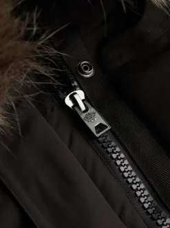 Superdry - Everest Hooded Bomber Veste Noir New