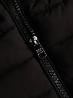 Superdry - Fuji Manteau mi-long à fausse capuche Noir Online