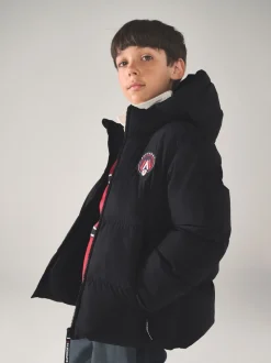 Superdry Noir - Sports Puffer Coat Discount