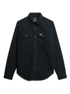 Superdry Noir - Surchemise Trailsman coupe décontractée Discount