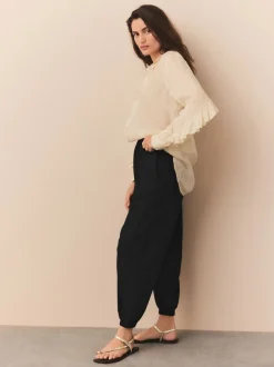 Next Noir - Survêtement sarouel en jersey New