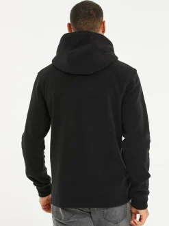 Threadbare Noir - Sweat à capuche en micropolaire Outlet
