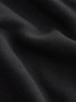 Next Noir - Sweat à capuche zippé en jersey épais riche en coton Discount