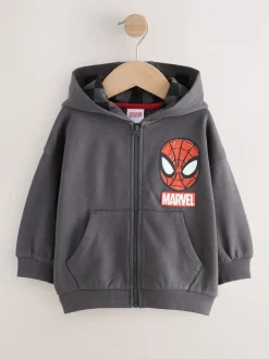 Next Noir - Sweat à capuche zippé Marvel (9 mois à 8 ans) Hot