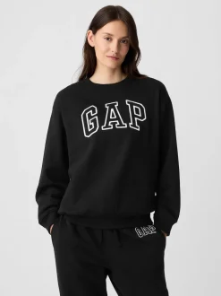 Gap - Sweat décontracté à logo Noir Outlet