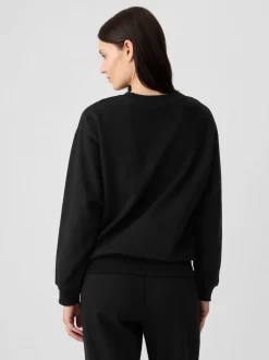 Gap - Sweat décontracté à logo Noir Outlet