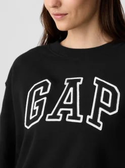 Gap - Sweat décontracté à logo Noir Outlet