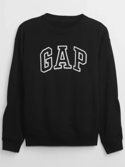 Gap - Sweat décontracté à logo Noir Outlet