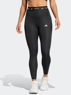 adidas Noir - taille haute techfit 7{}/8 Leggings New