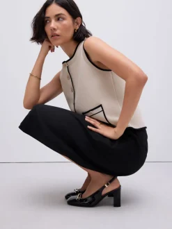 Next Noir - Talons de bloc arrière à bride arrière