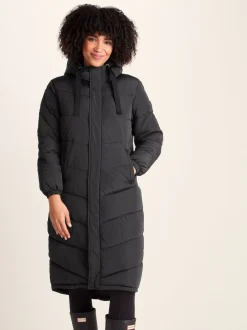 Tog 24 Noir - Raleigh Thermal Padded À capuche Long Coat Outlet