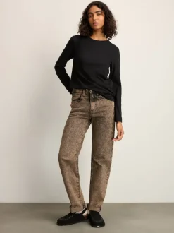 Next - T-shirt à manches longues de cou d'équipage Noir Hot