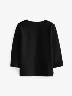 Next Noir - T-shirt à manches longues (3mths-7yrs) Outlet