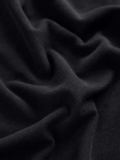 Next Noir - T-shirt Active à manches longues à col rond Outlet