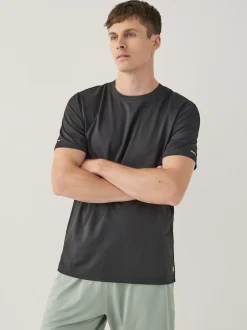 Next Noir - T-shirt d’entraînement texturé Active Gym Discount