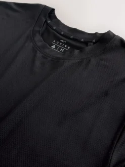 Next Noir - T-shirt d’entraînement texturé Active Gym Discount