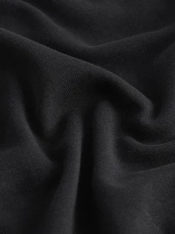 Next - T-shirt long épais décontracté Noir Hot