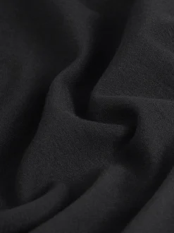 Next - T-shirt manches longues Col rond épais Noir Online