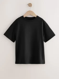 Next Noir - T-shirt oversize 100% coton (3-16ans) Best