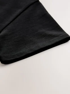 Next Noir - T-shirt oversize 100% coton (3-16ans) Best