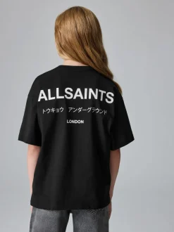 smALLSAINTS - T-shirt oversize en Coton à Col rond Noir Online