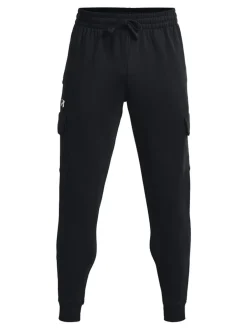 Under Armour Noir - Jogging cargo en polaire Rival New