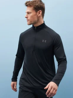 Under Armour - Polaire Tech Quarter zippée Noir Online