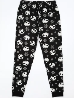 Vanilla Underground Noir - Womans Disney The Nightmare Before Noël Multicoloured Long Sleeve Long Leg 100% Cotton Pyjamas Set