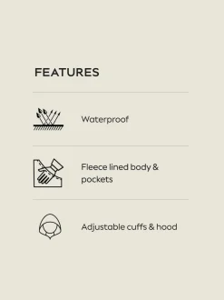 Next Noir - Veste à capuche imperméable DryTech Discount