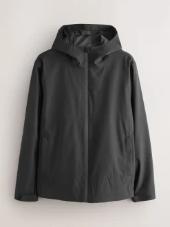 Next Noir - Veste à capuche imperméable DryTech Discount