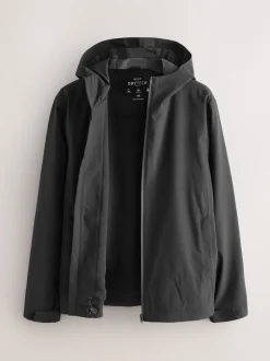 Next Noir - Veste à capuche imperméable DryTech Discount