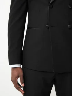 Next Noir - Veste de costume de smoking à double boutonnage Online