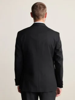 Next Noir - Veste de costume en 100% laine italienne Nova Fides Signatures Coupe classique Sale