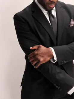 Next Noir - Veste de costume extensible Ajusté aux Muscles Motionflex Online