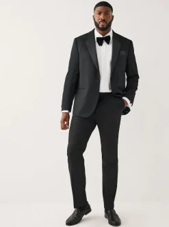 Next Noir - Veste de costume Motionflex extensible ajustée aux muscles Clearance